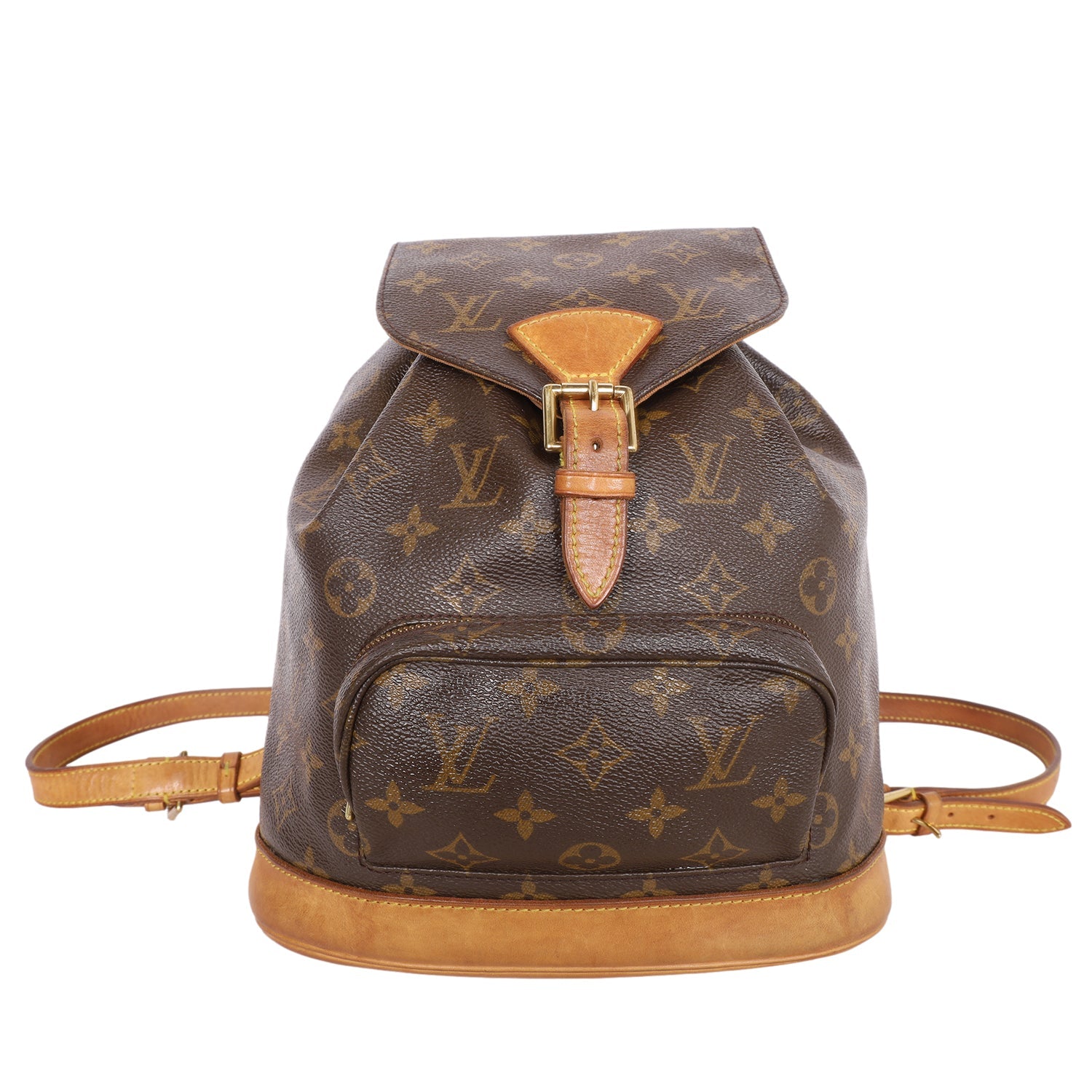 Louis Vuitton Monogram Montsouris Mm Backpack (Authentic Pre-Owned) Leather  Bags