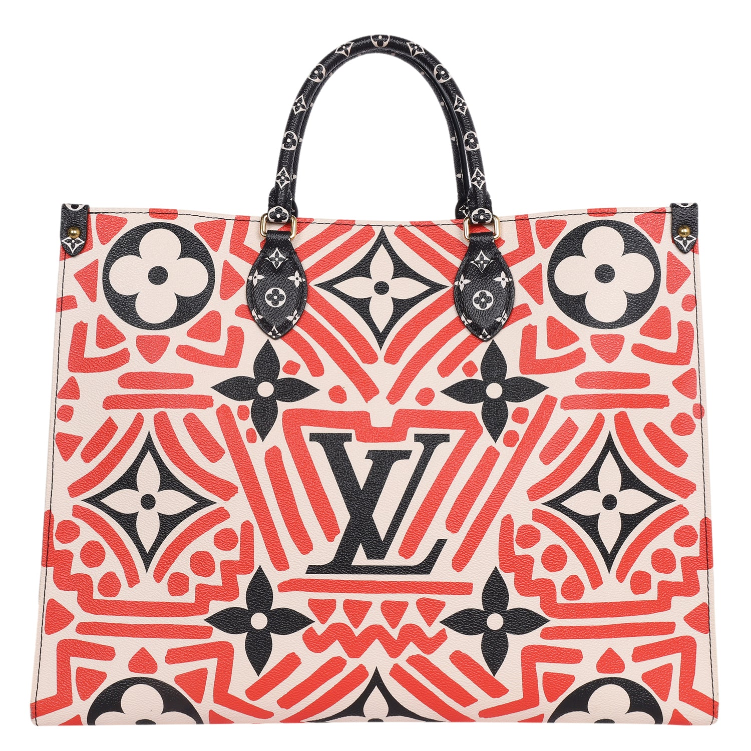 Louis Vuitton Limited Edition Crafty Giant Monogram OnTheGo GM in Red