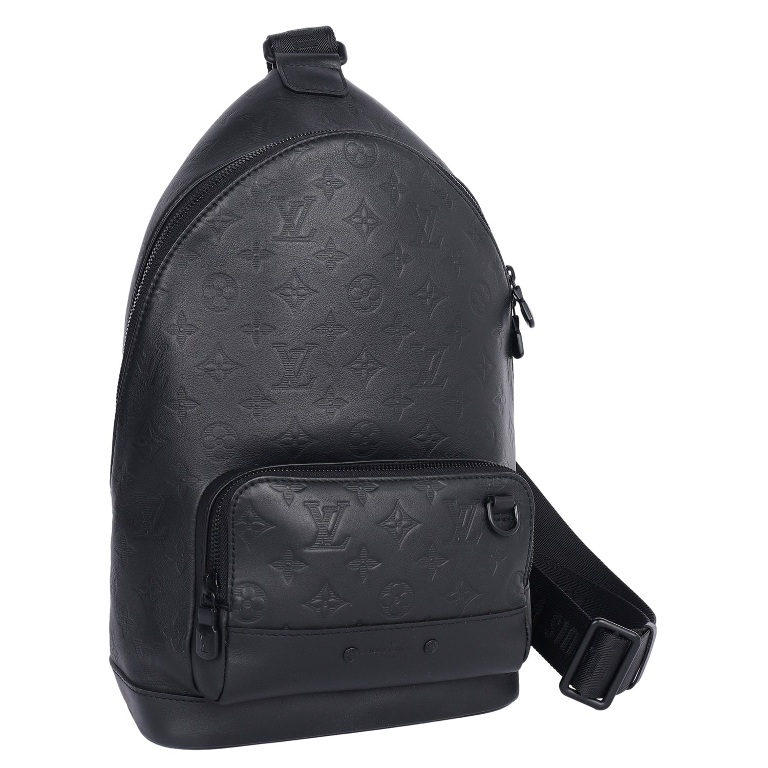 Louis Vuitton, Bags, Louis Vuitton Racer Sling Bag Shoulder Bag Monogram  Shadow Leather Black