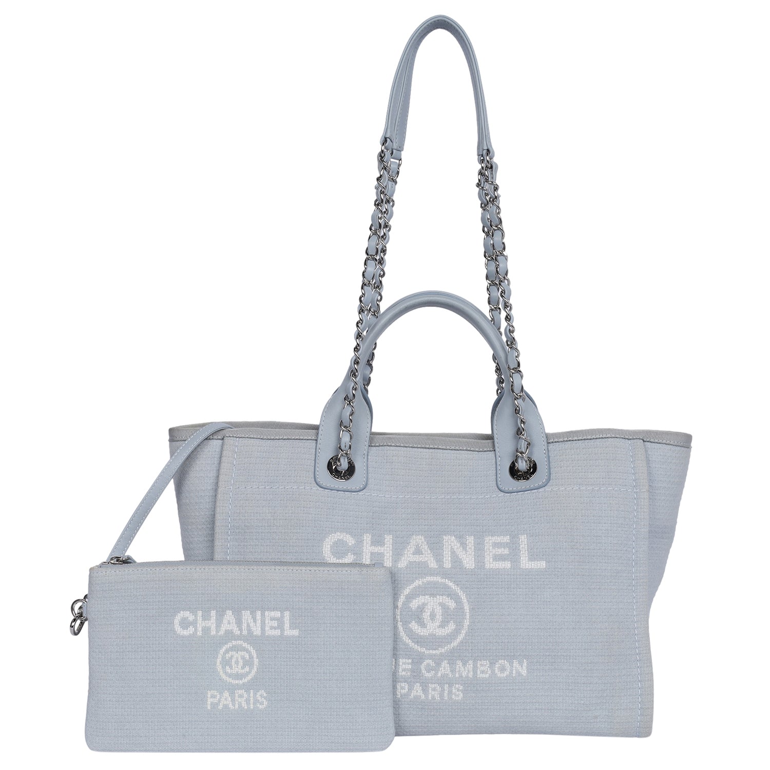 PREOWNED Rare Authentic Chanel Cambon White Crossbody Bag –