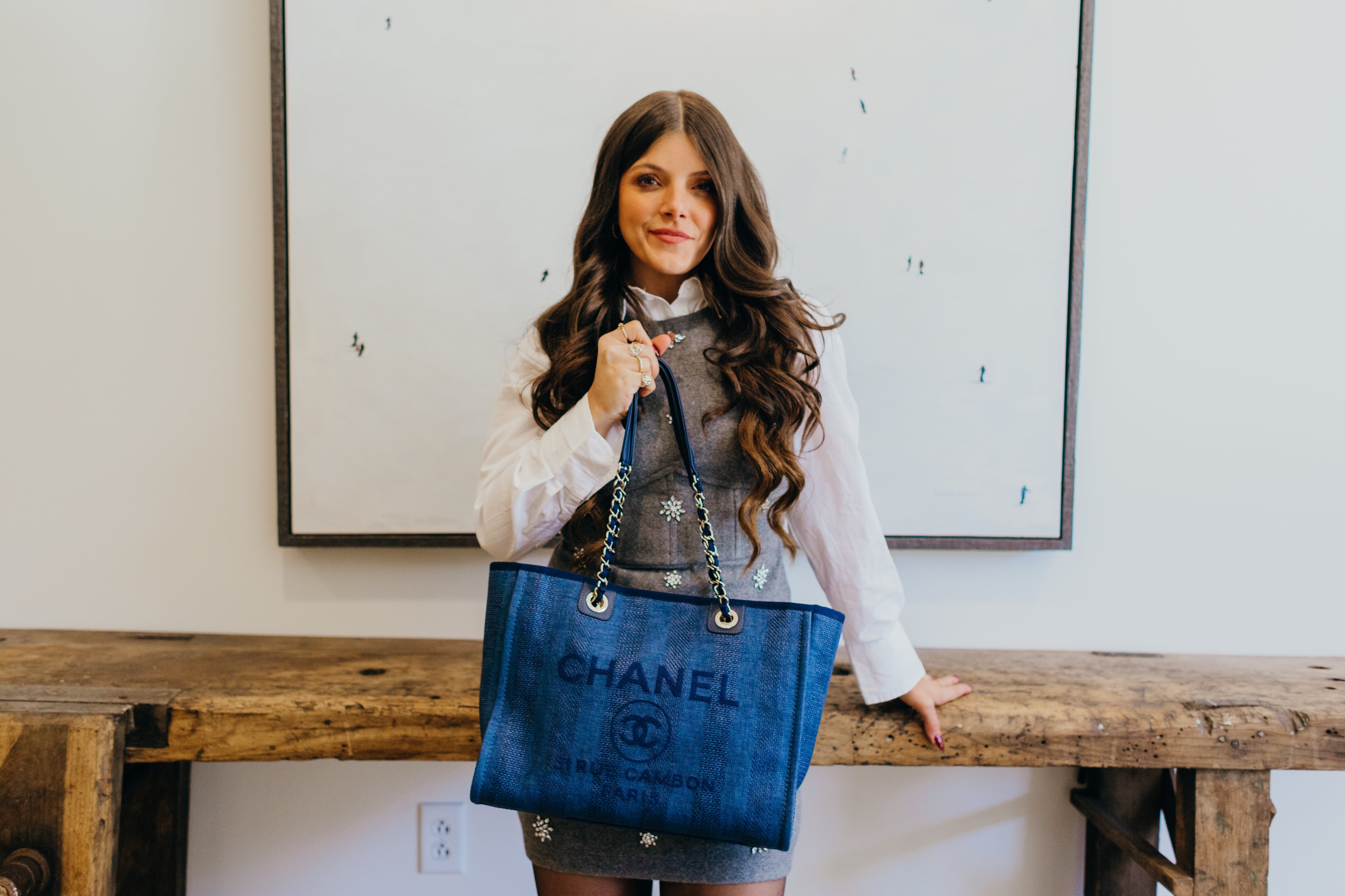 Chanel Deauville Womens Totes