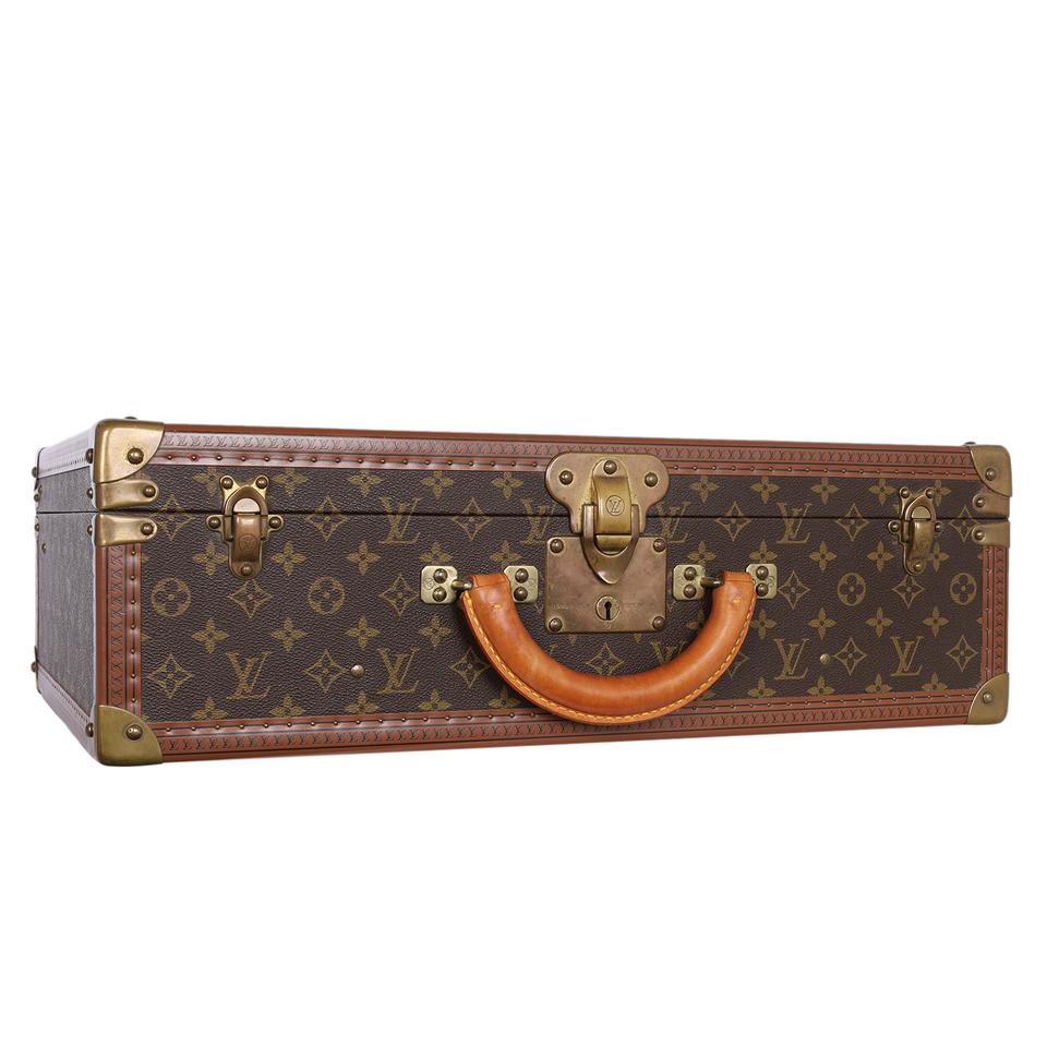 Louis Vuitton Alzer Brown Canvas Briefcase Bag (Pre-Owned)