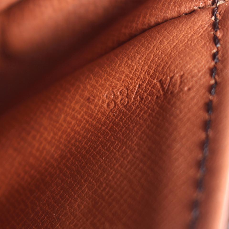 Louis Vuitton Chantilly PM canvas Monogram Brown Leather Cloth ref.35622 -  Joli Closet