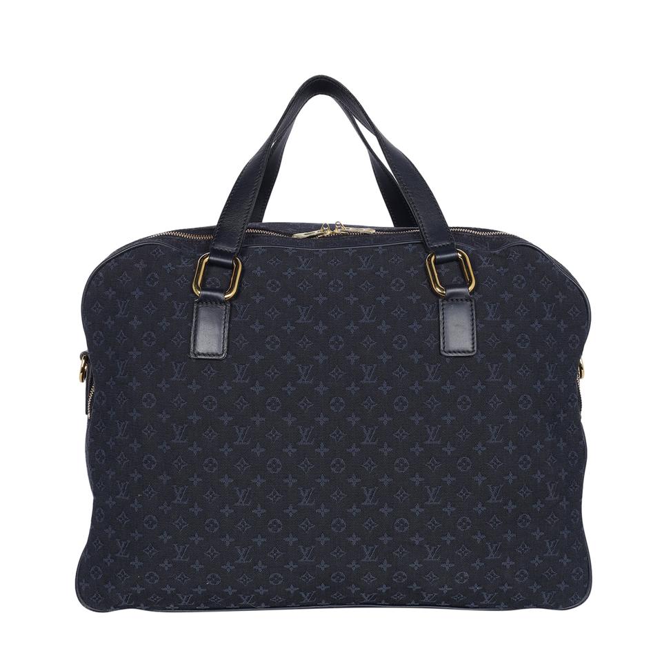 Marin leather travel bag Louis Vuitton Blue in Leather - 23113919