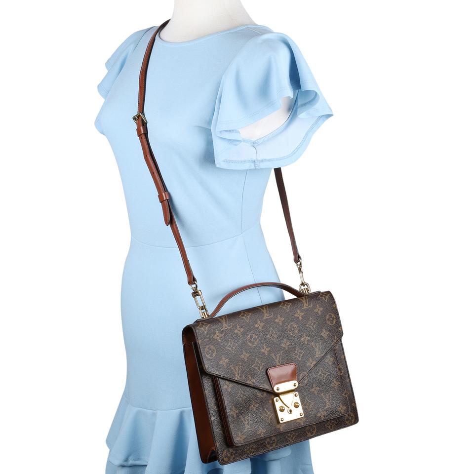 Louis Vuitton Monogram Monceau 26 w/ Strap - Brown Crossbody Bags