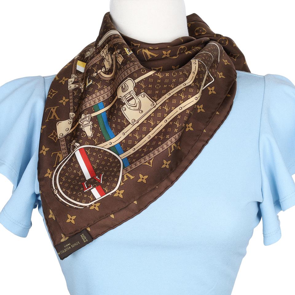 Authentic Louis Vuitton bandeau bags scarf