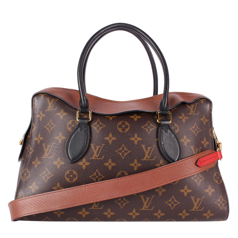 Louis Vuitton Top Handle Tuileries Monogram Brown/Red in Canvas/Leather  with Gold-tone - US