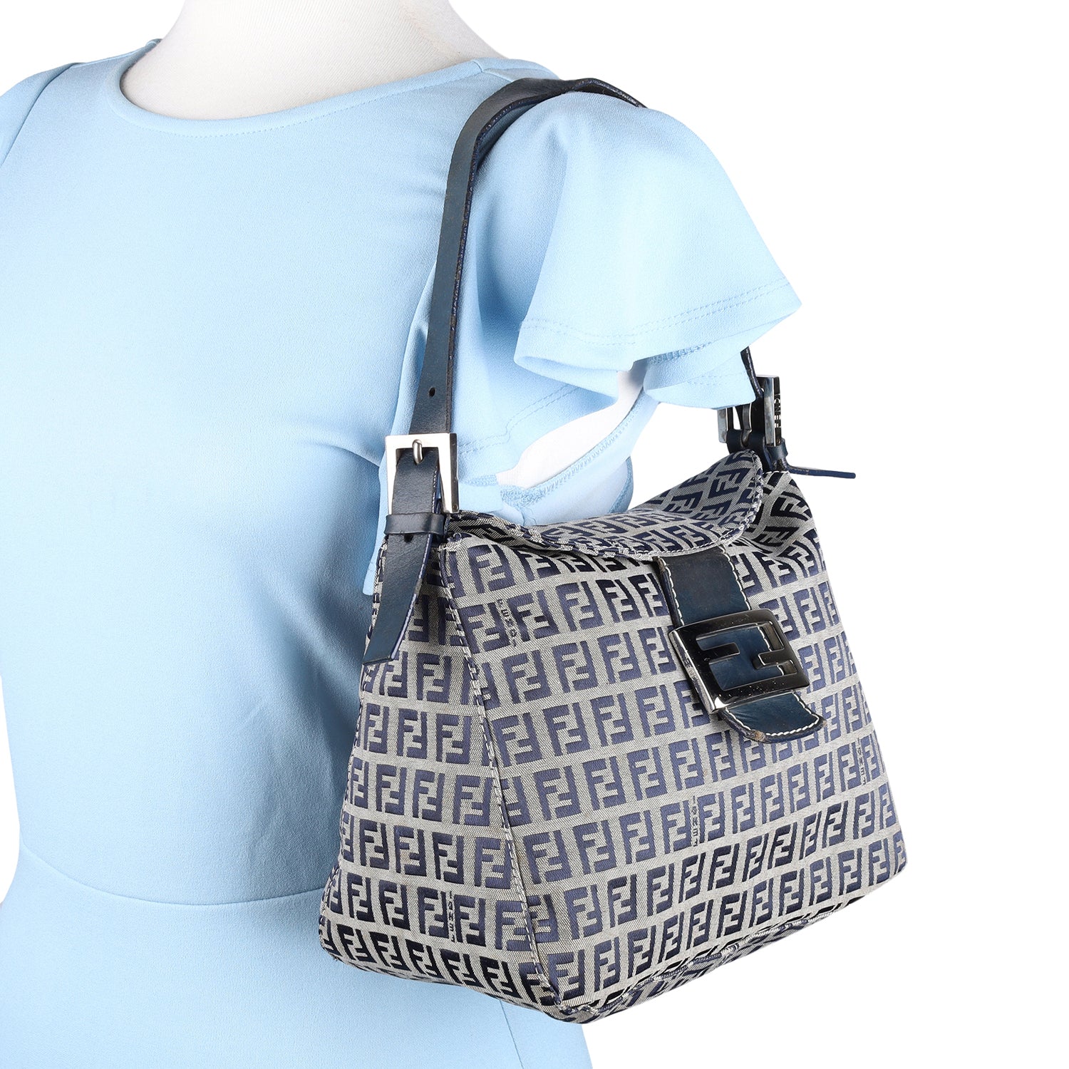 Fendi Zucchino Baguette Shoulder Bag (SHF-12947) – ZAK BAGS ©️