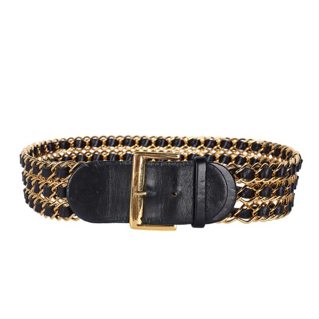 Chanel Vintage - Gold-Tone Chain Belt - Gold - Chanel Belt