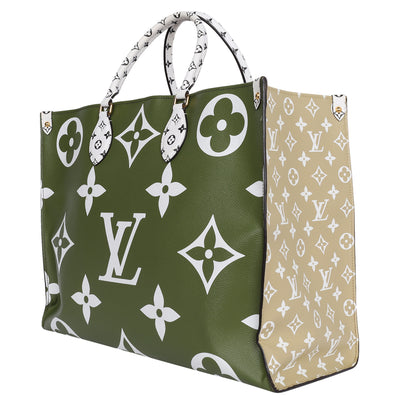 Louis Vuitton Monogram Giant Onthego GM - Green Totes, Handbags - LOU733527