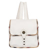 White Leather Backpack (Authentic Pre-owned)