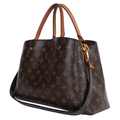 LOUIS VUITTON Shoulder Handbag Monogram Montaigne MM Pre owned