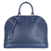 Alma GM Epi Leather Top Handle Large Satchel Blue