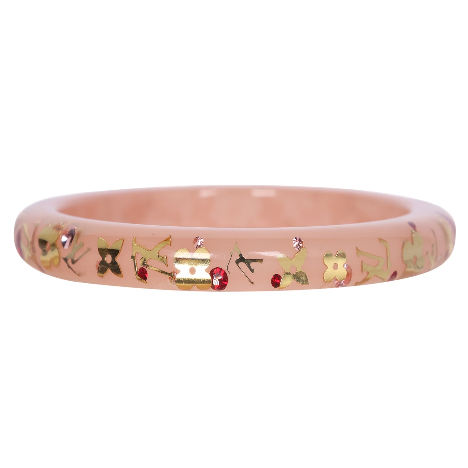 Pink Enamel Bangle Bracelet (Authentic Pre-Owned)