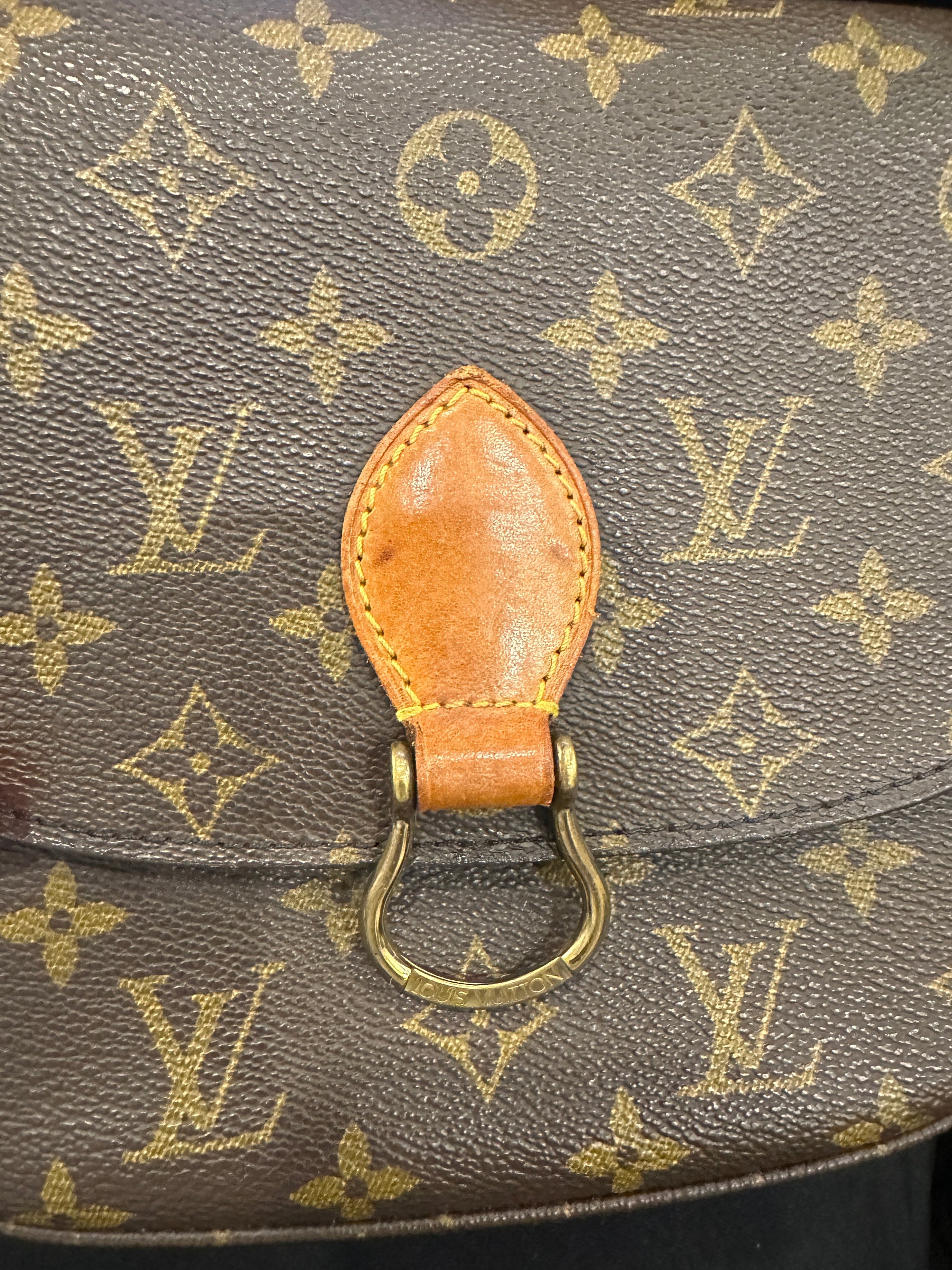 LOUIS VUITTON Monogram Saint Cloud MM Shoulder Bag