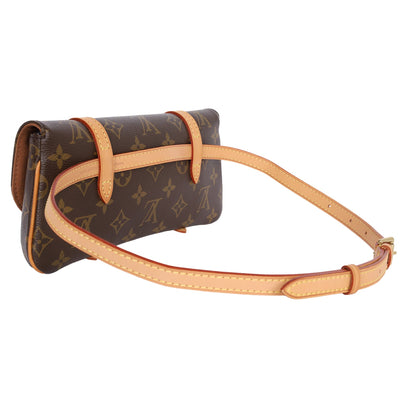 Brown Louis Vuitton Monogram Pochette Marelle PM Belt Bag