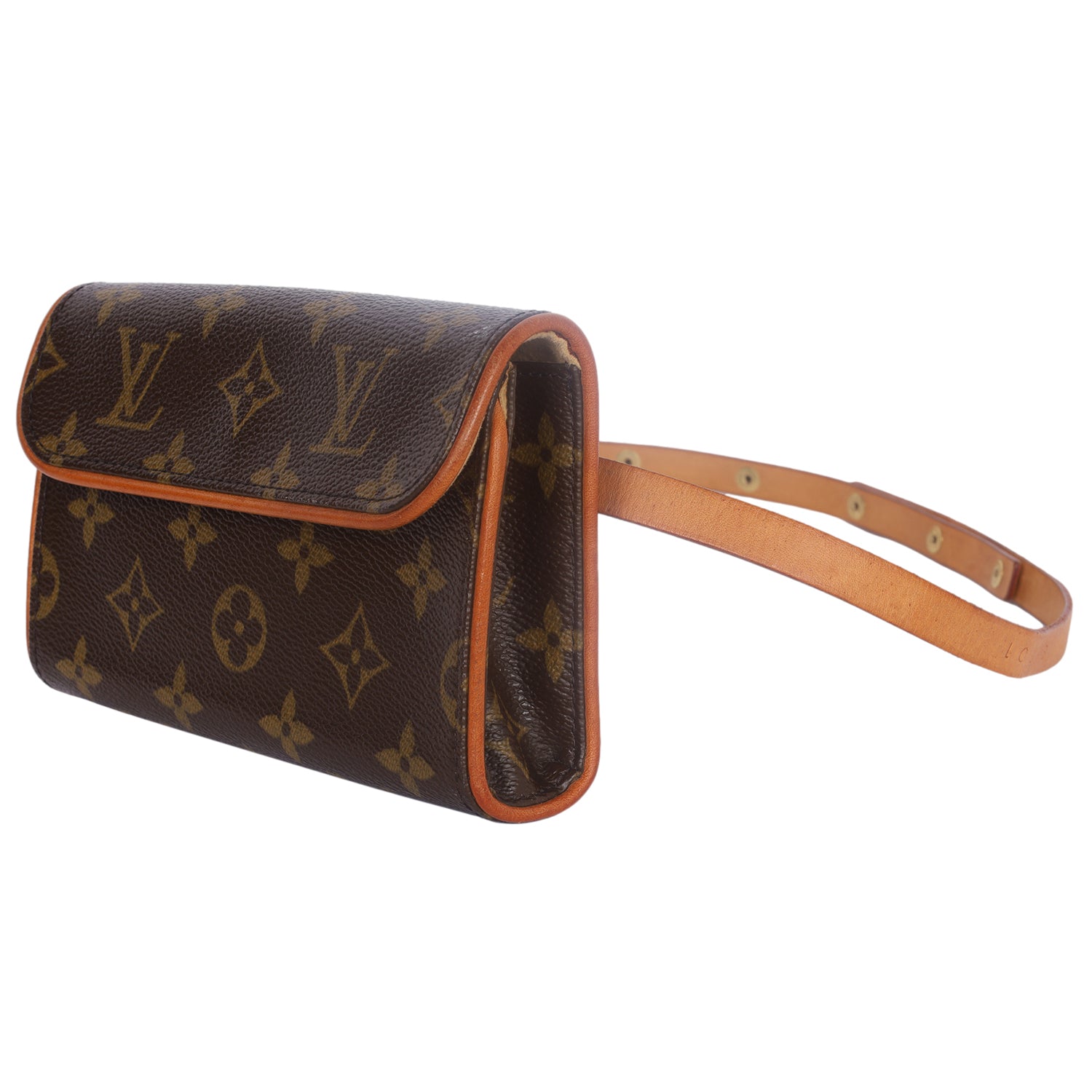 Authenticated Used Louis Vuitton Belt Bag Pochette Florantine Monogram  M51855 Waist Pouch S Size Nume FL0043 LOUIS VUITTON Flap Ladies Brown 