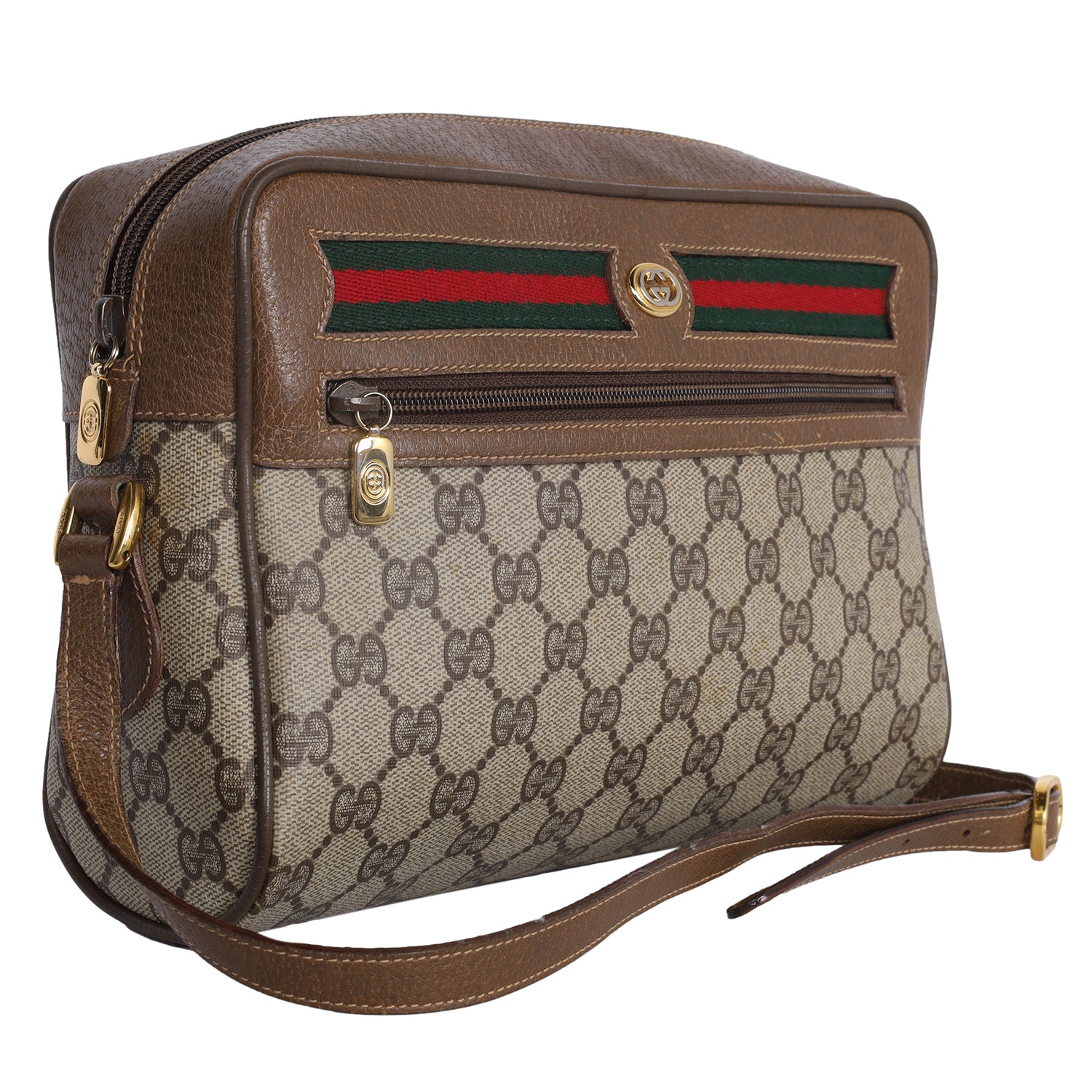 Gucci Ophidia GG Supreme Canvas Pouch at Jill's Consignment
