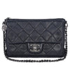 Lambskin Mineral Nights Flap Bag Black(Authentic Pre-Owned)