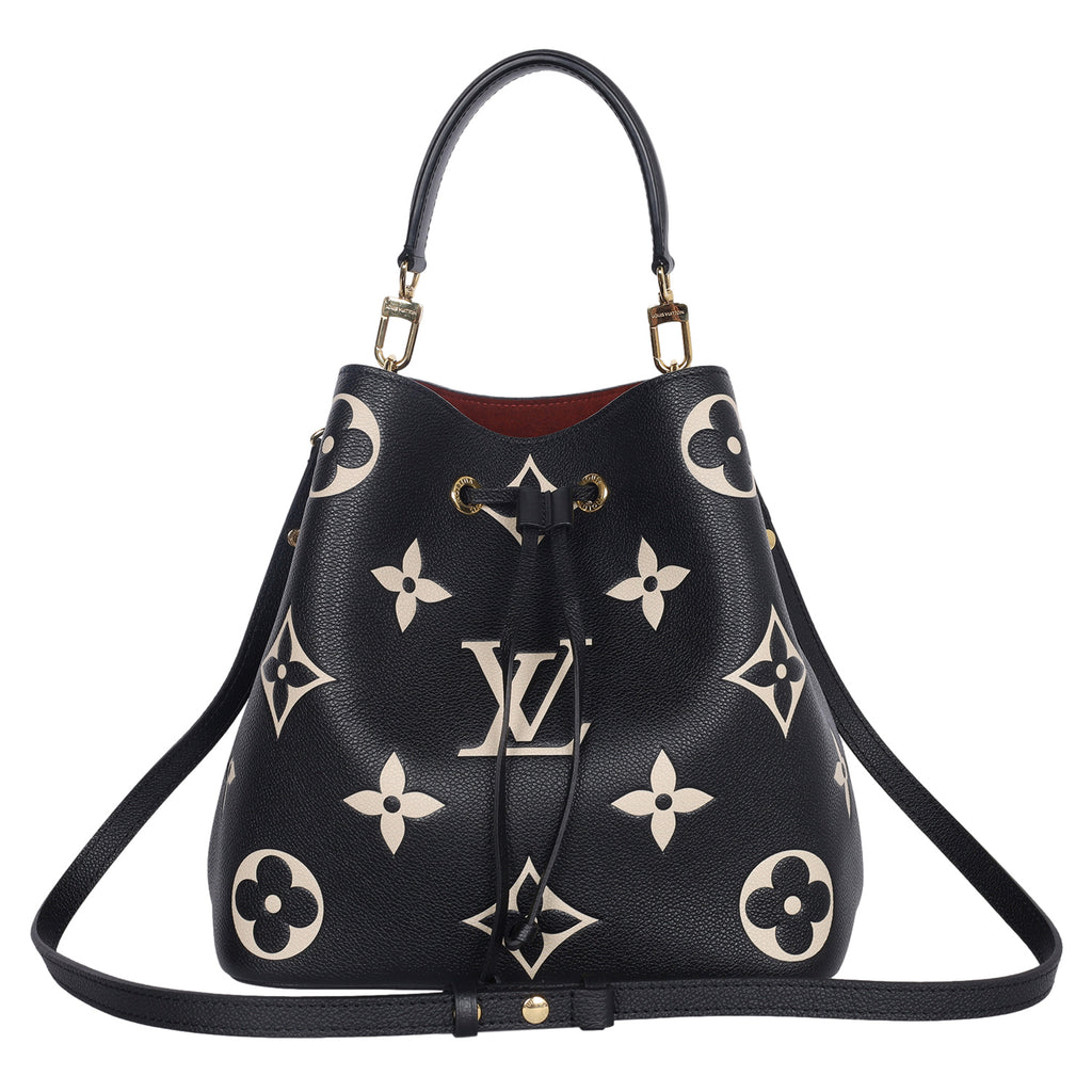 Louis Vuitton MM Neonoe Bucket Bag with Extra Strap