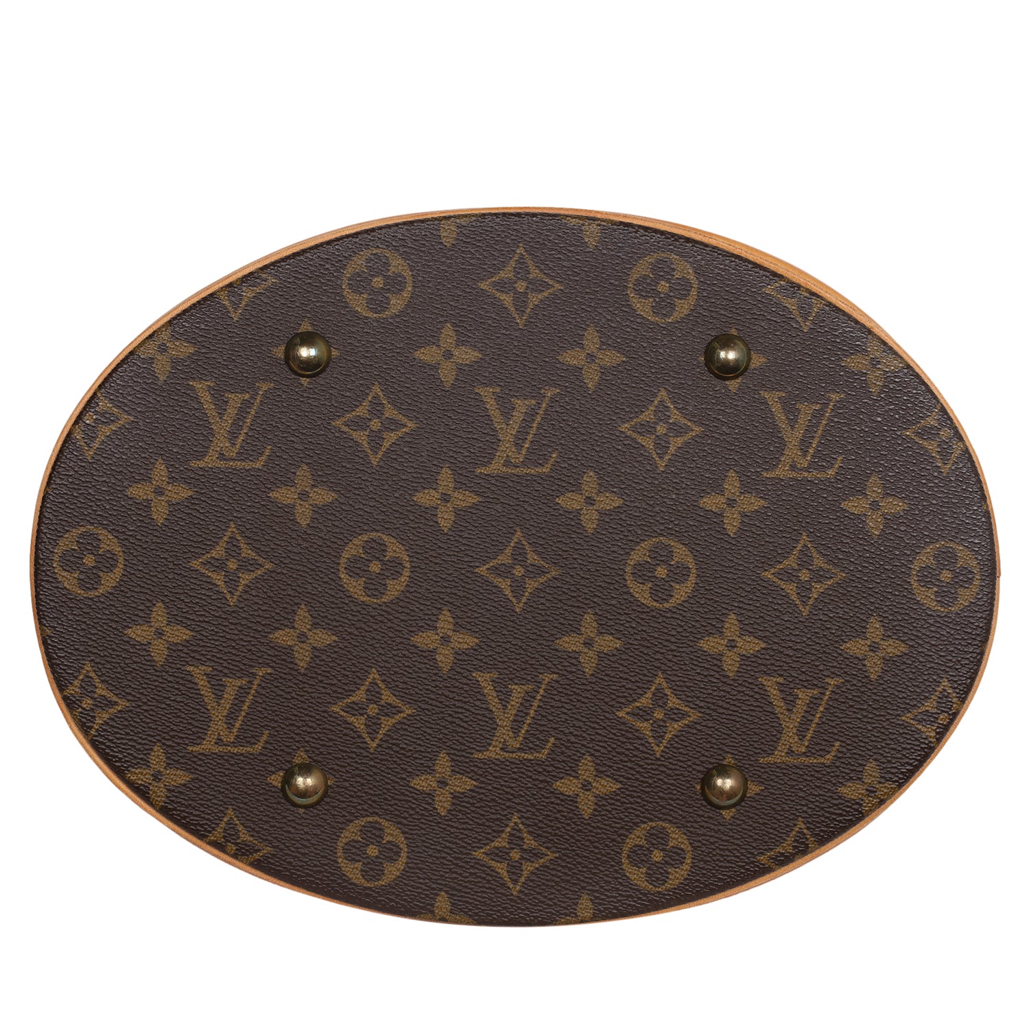 Louis Vuitton Brown/Black Monogram Canvas and Epi Leather Circle