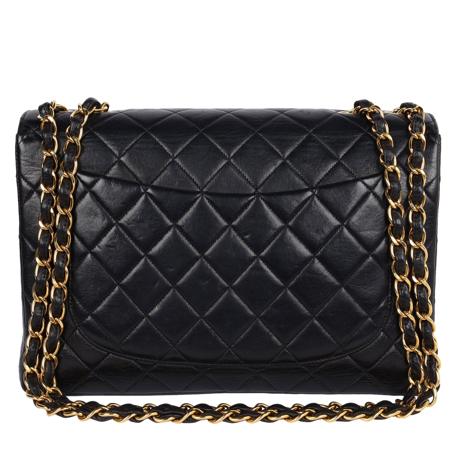 Chanel Vintage Chanel Black Caviar Quilted Leather Waist Pouch