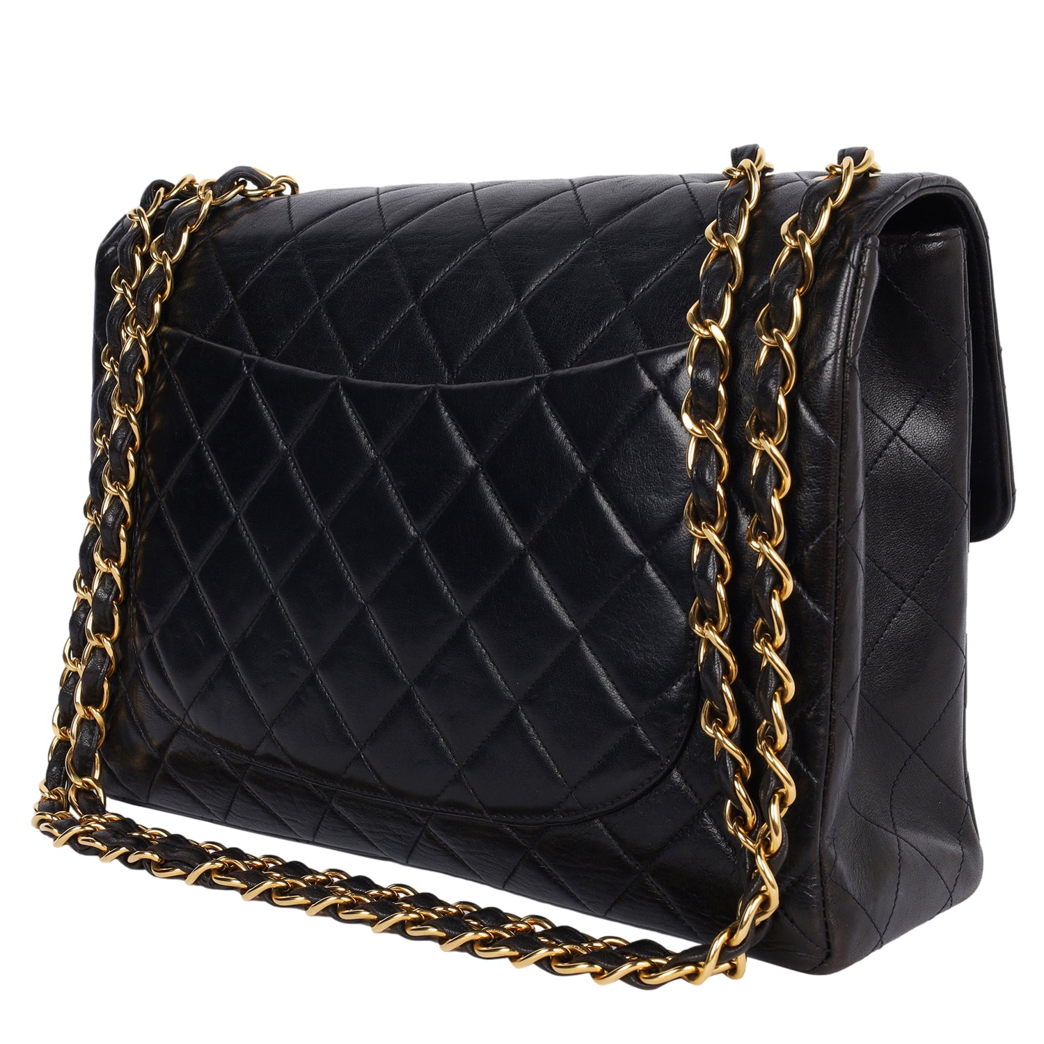 CHANEL, Bags, Chanel Quilted Jumbo Patent Leather Backpack