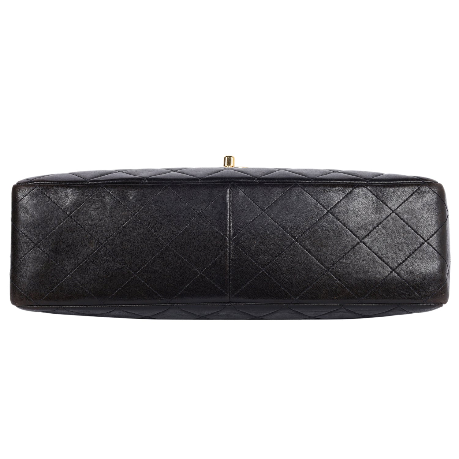 Pre-owned Chanel Black Quilted Calfskin Casino Double Flap Bag