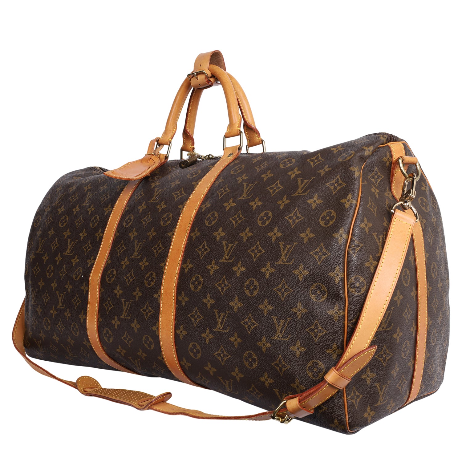 LV Louis Vuitton pre-owned Keepall 55 Bandouliere