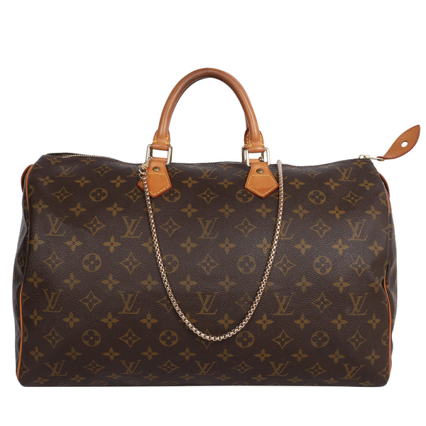 Louis Vuitton Speedy 40 in Monogram Handbag - Authentic Pre-Owned Designer Handbags