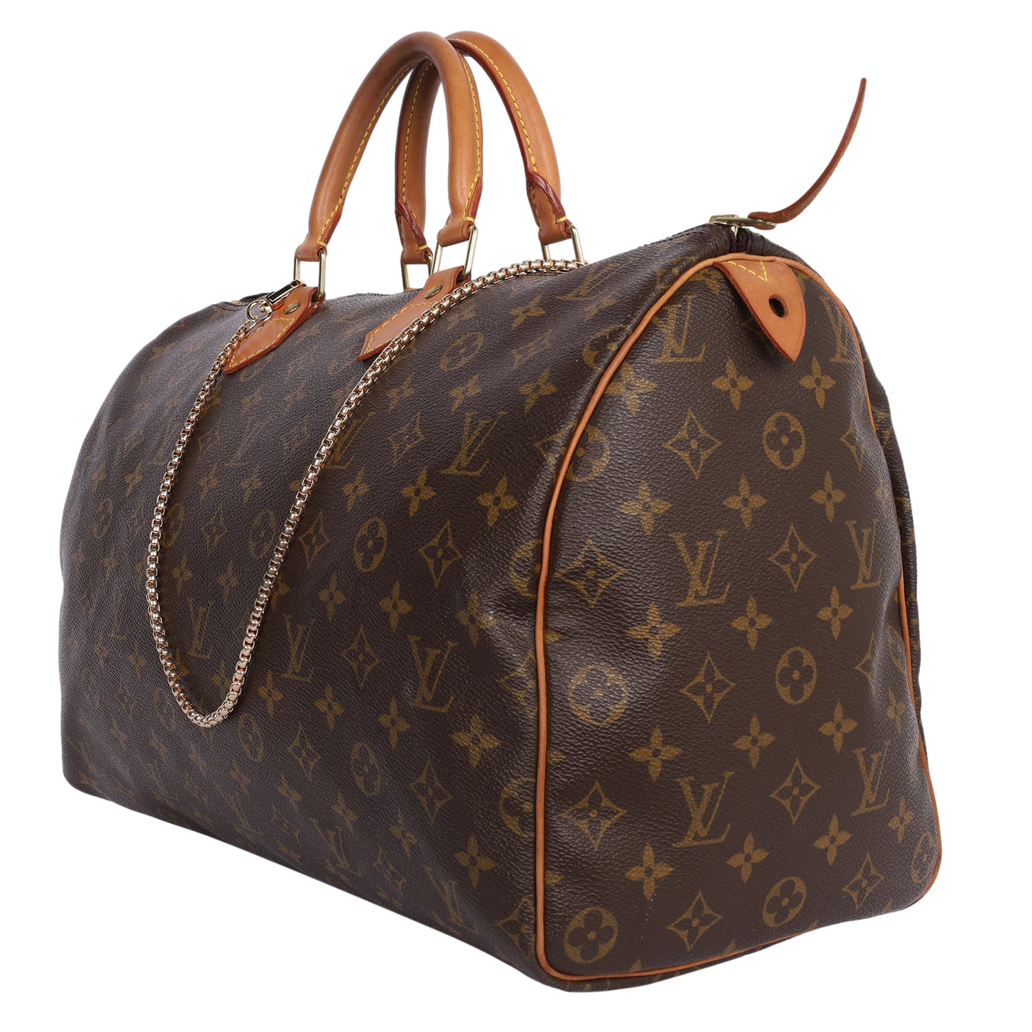 LOUIS VUITTON Speedy 40 Monogram Boston Hand Bag Purse Satchel Travel Bag  Large