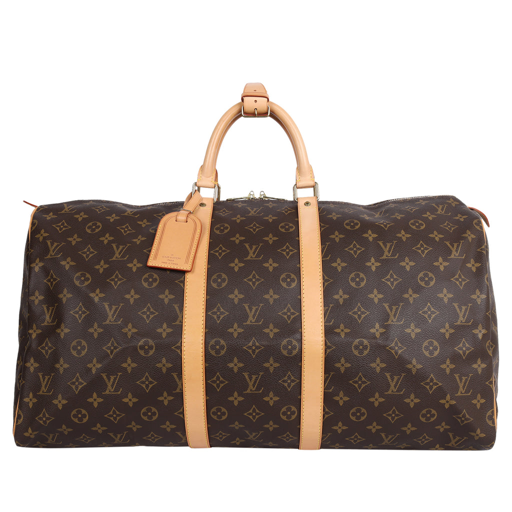 LOUIS VUITTON Monogram Camouflage Keepall 55 Travel Duffle Bag