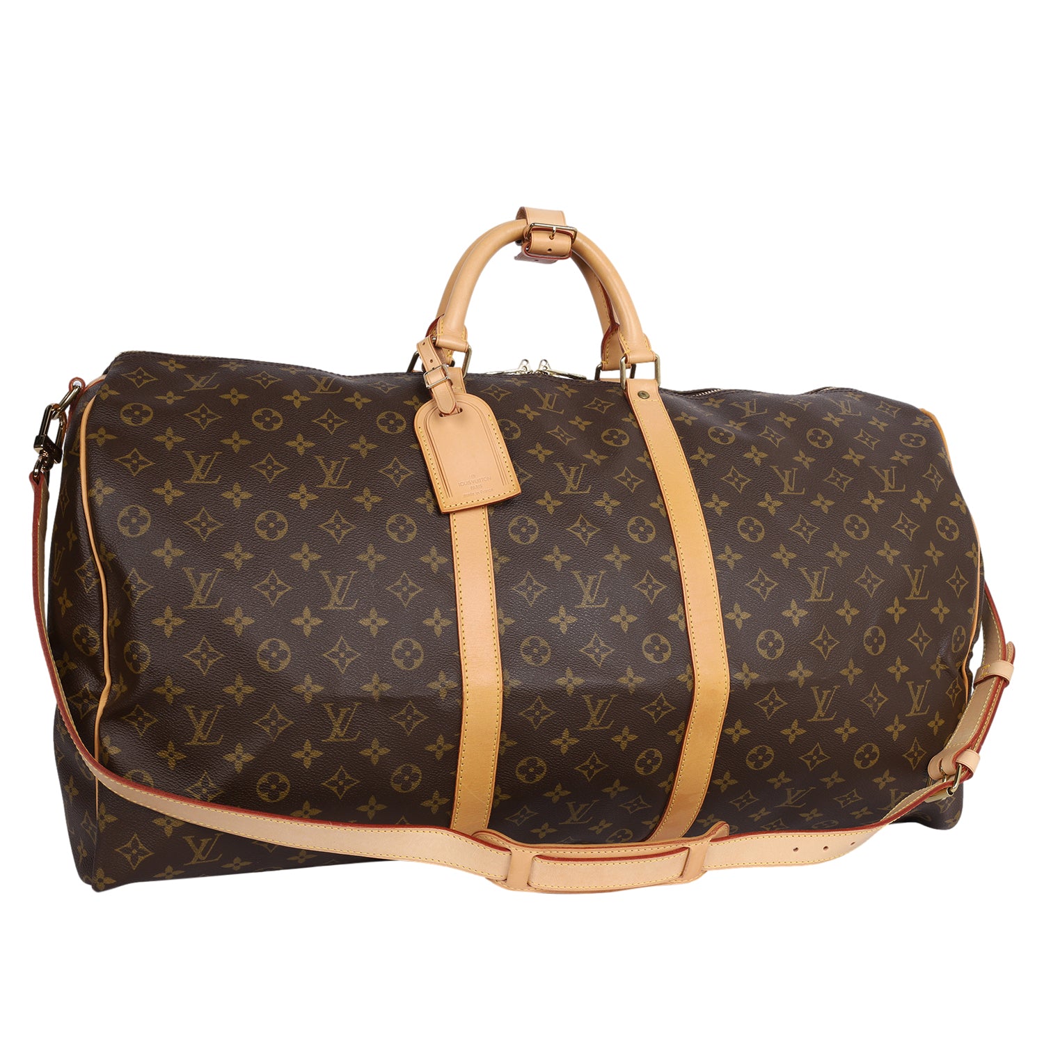 Louis Vuitton Travel Bag Keepall Banduliere Monogram 60 Uncle Scrooge and  Donald Duck