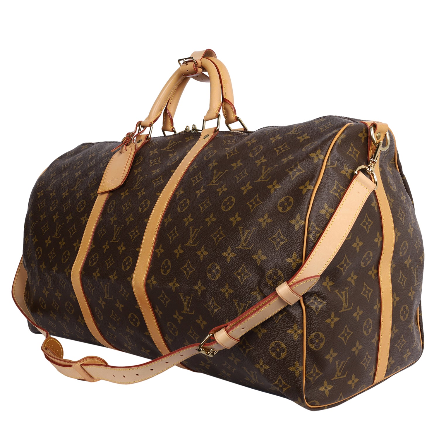 Louis Vuitton Travel Bag Keepall Banduliere Monogram 60 Uncle Scrooge and Donald  Duck