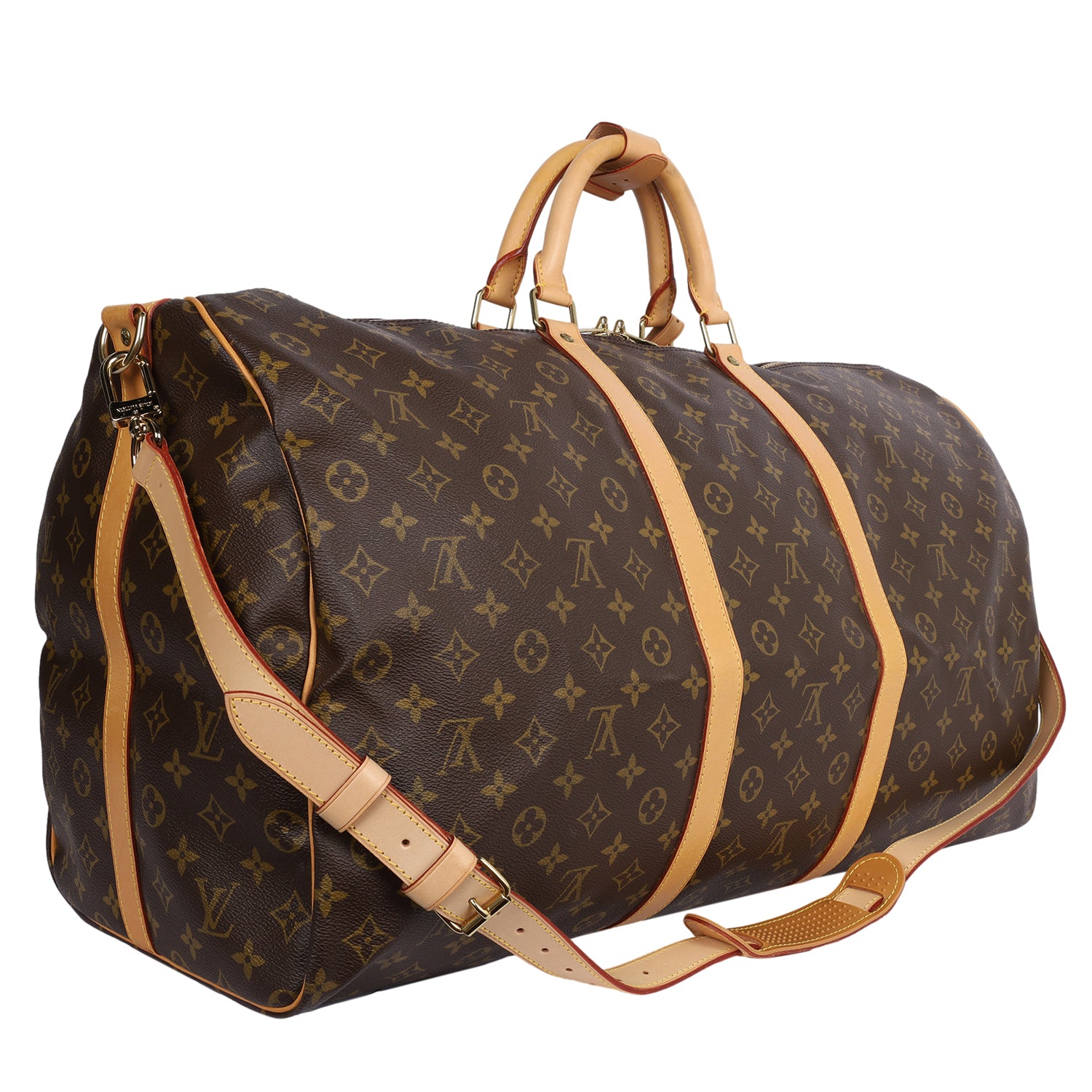 PRELOVED Louis Vuitton Keepall Bandouliere 55 Monogram Duffel Bag