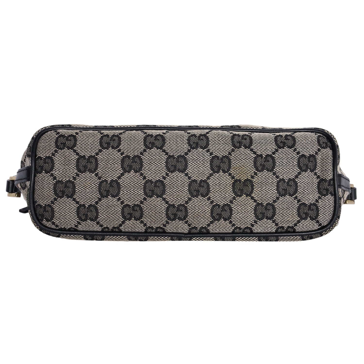 Gucci Monogram Canvas Horsebit Pochette Bag.  Luxury Accessories, Lot  #77024