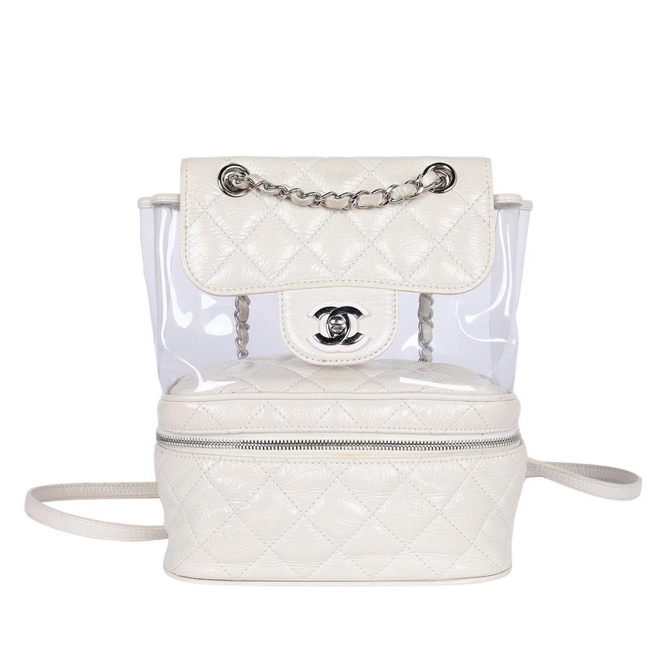 Chanel crumpled best sale calfskin pvc backpack