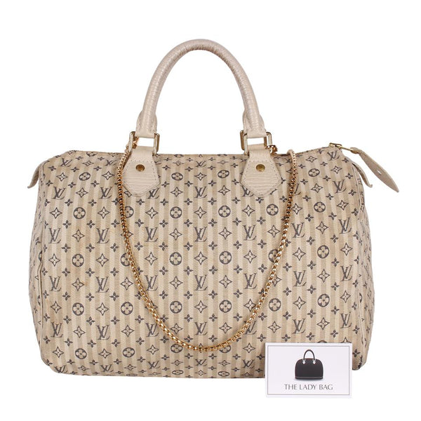 Louis Vuitton Limited Edition Mini Lin Speedy 30