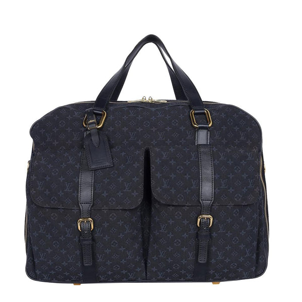 Outdoor leather travel bag Louis Vuitton Blue in Leather - 15560421