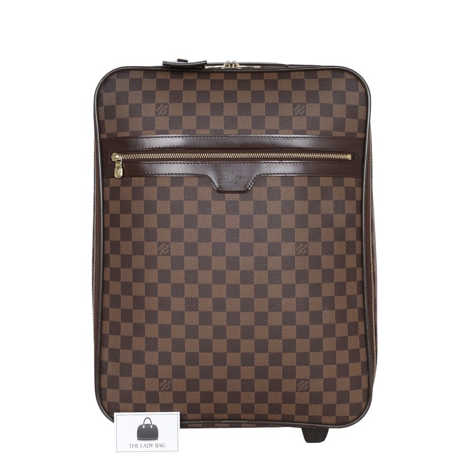 Pegase Louis Vuitton cabin size suitcase Light brown Dark brown