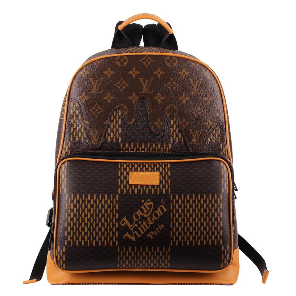Louis Vuitton Nigo Campus Backpack Limited Edition Giant Damier and  Monogram Canvas Brown 687201