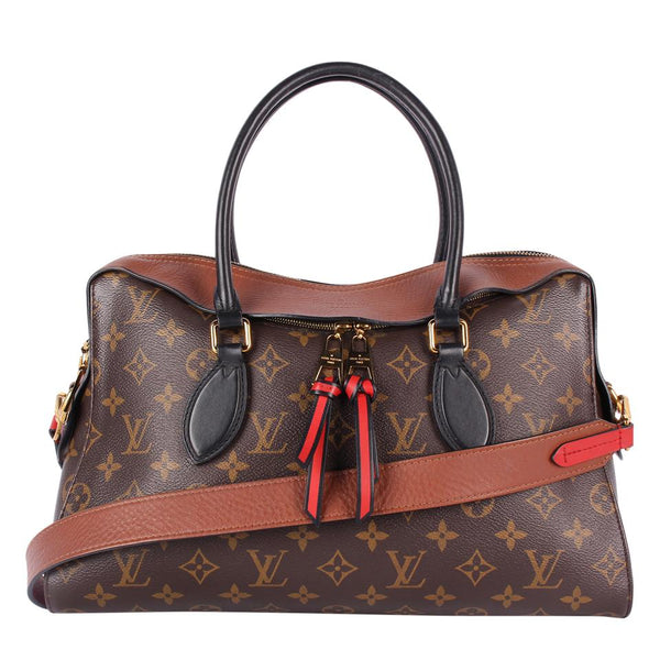 Louis Vuitton Tuileries Hobo Monogram Canvas with Leather Brown