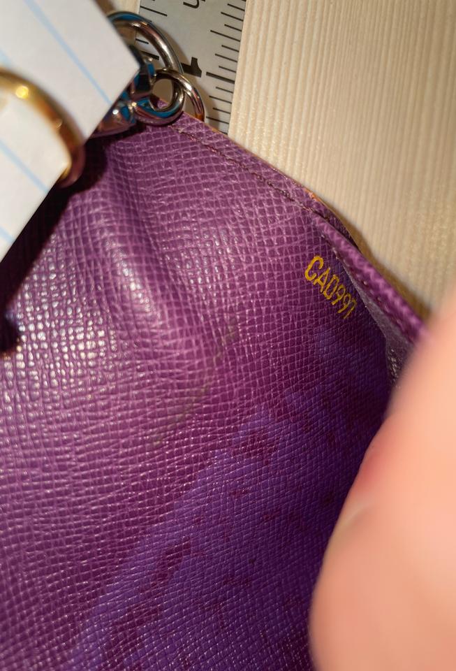 Preloved Louis Vuitton Neverfull MM Purple Epi Leather Tote Bag