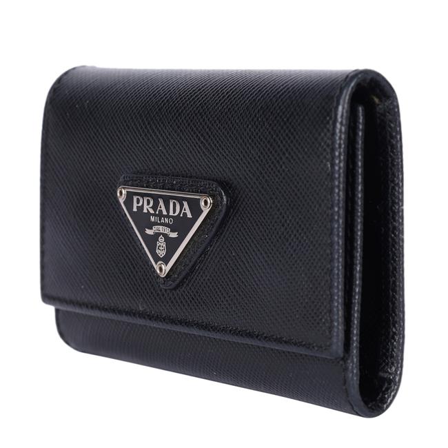 Prada Symbole Mini Leather Bag in Black | Lyst