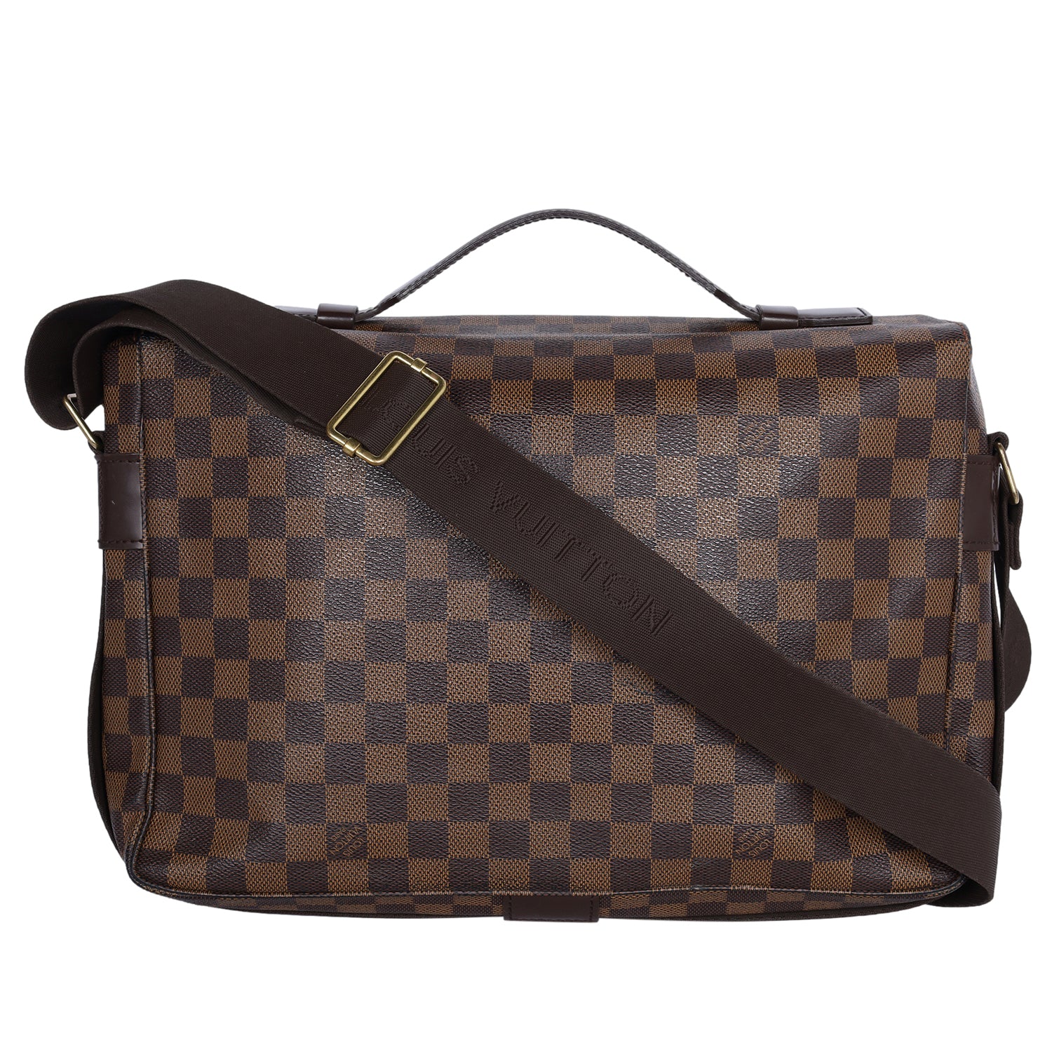 Pre-owned Louis Vuitton 2013 Beaubourg Messenger Bag In Brown