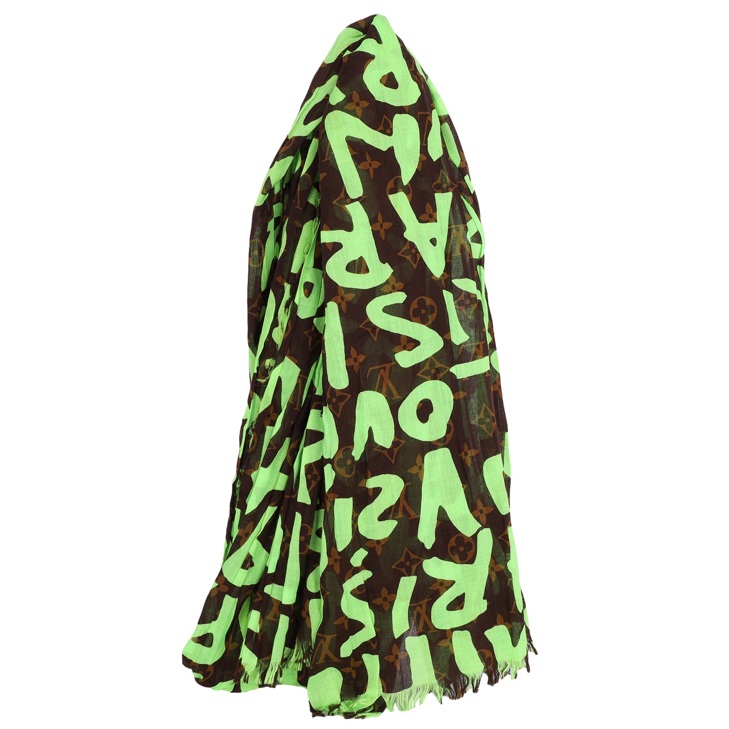 LOUIS VUITTON MP1065 Stephen Sprouse Scharpes felted Graffiti Stole/Shawl  Scarf