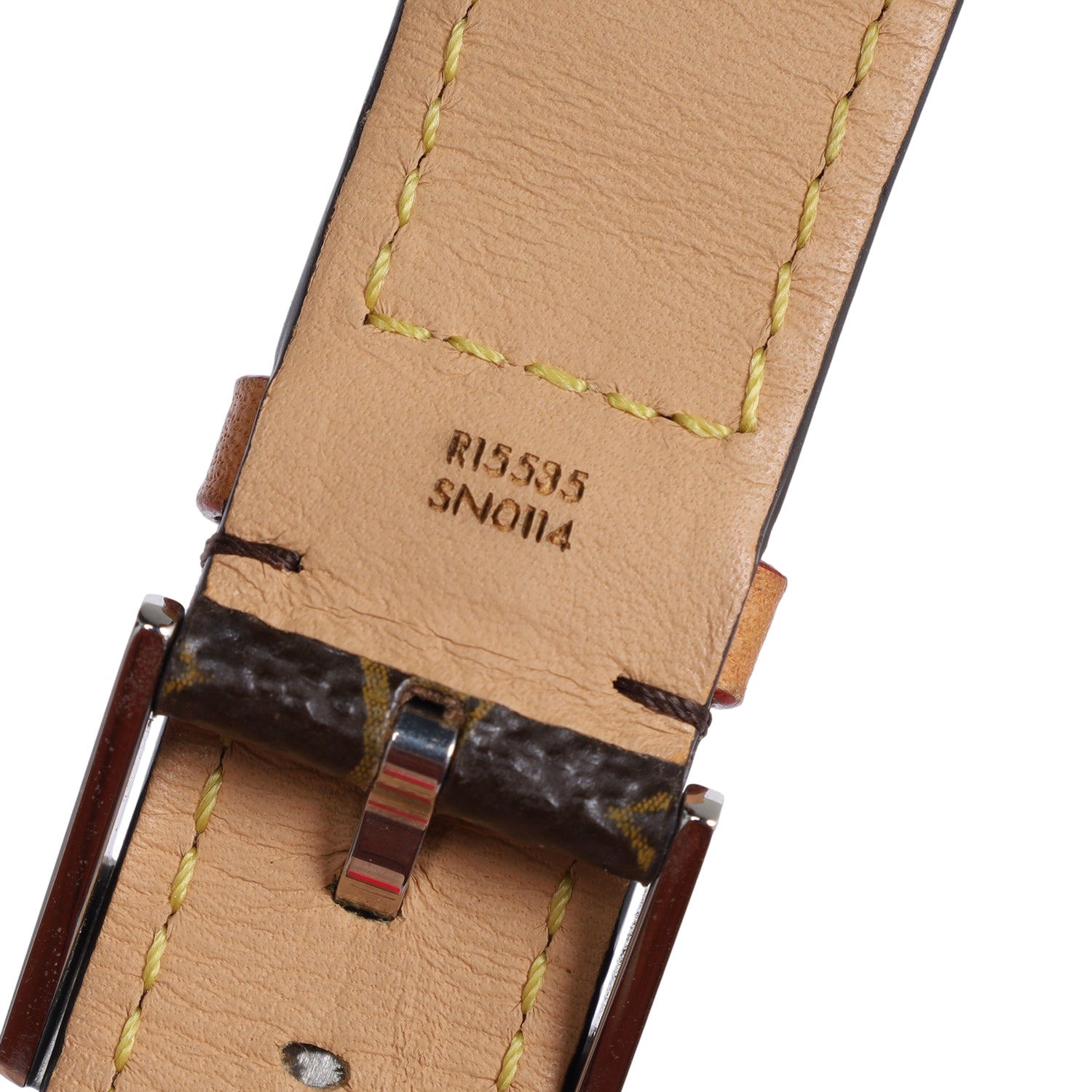Louis Vuitton Monogram Tambour Watch Strap 1lz630s at 1stDibs