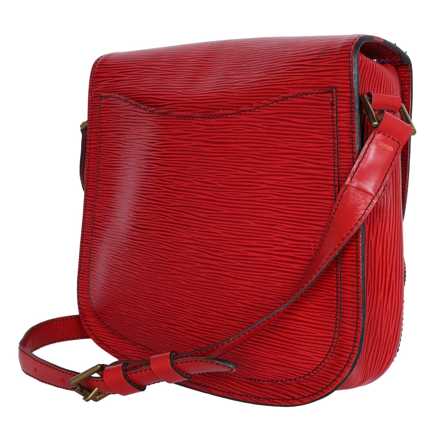 Louis Vuitton Crossbody Bag Authentic Red Epi Mini Saint Cloud -  Israel