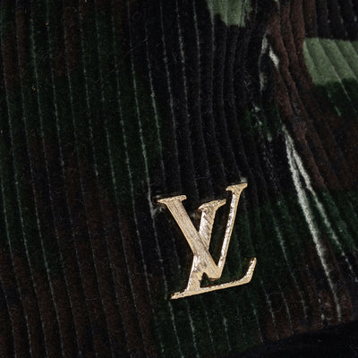 Louis Vuitton Baseball Cap Camouflage Monogram Corduroy Multicolor 111720176
