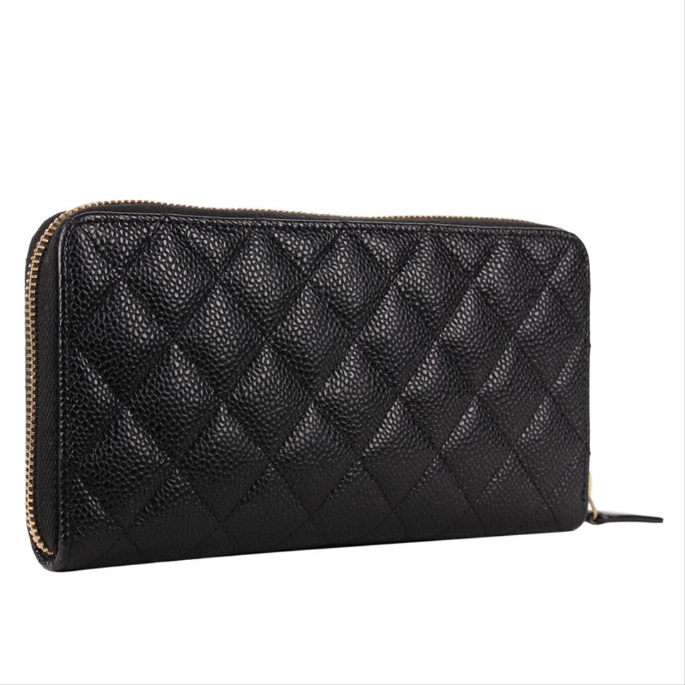 Chanel Quilted Zip Pouch Wallet - Kaialux